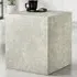 Lasley Cube Coffee Table with Storage - Grey, Travertine Look