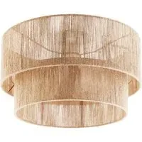Lignea Lux Ceiling Light - Brown, Jute