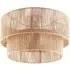 Lignea Lux Ceiling Light - Brown, Jute