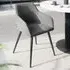 Marilyn Padded Dining Chair - Grey, Corduroy