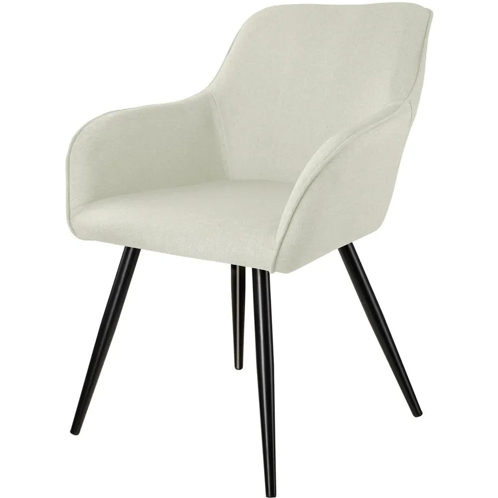 Marilyn Set of 4 Padded Chairs - Cream