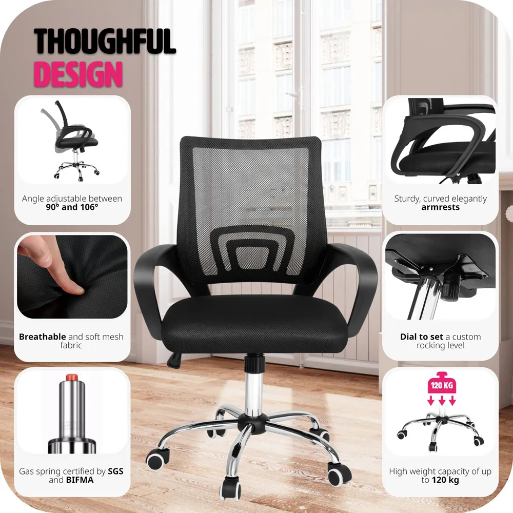 Marius Office Chair - Black