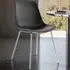 Mave Set of 4 Dining Chairs - Black, Chrome