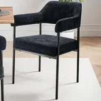 Mave Set of 4 Dining Chairs - Taupe, Chrome