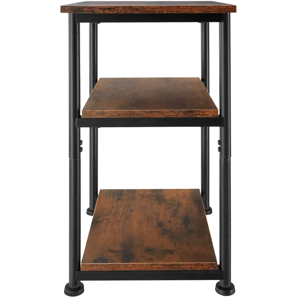 Memphis 2 Shelf Side Table - Brown, Wood