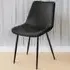 Monroe Set of 8 Dining Chairs - Black, Velvet