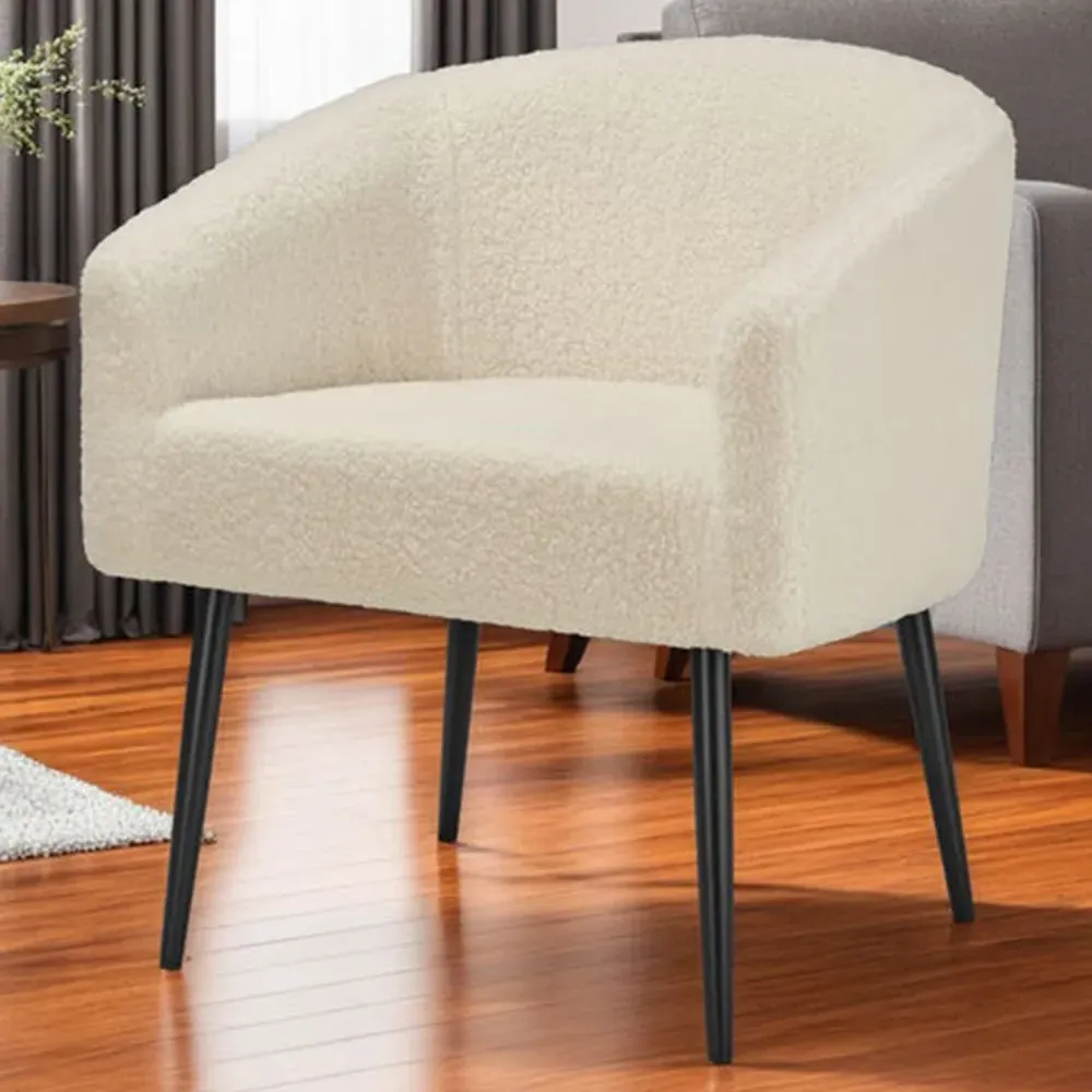 Mysig Armchair - Cream, Boucle image