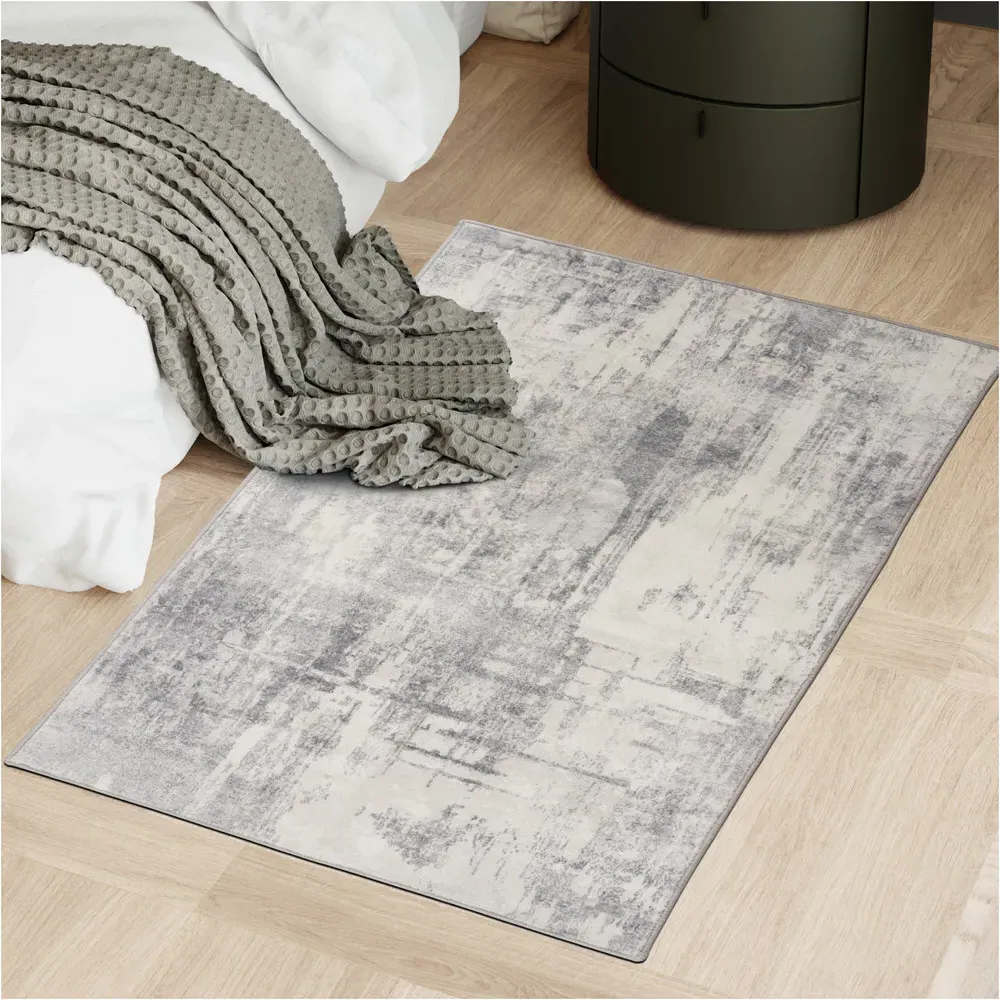 Nadira Non Slip Washable Rug - Cream