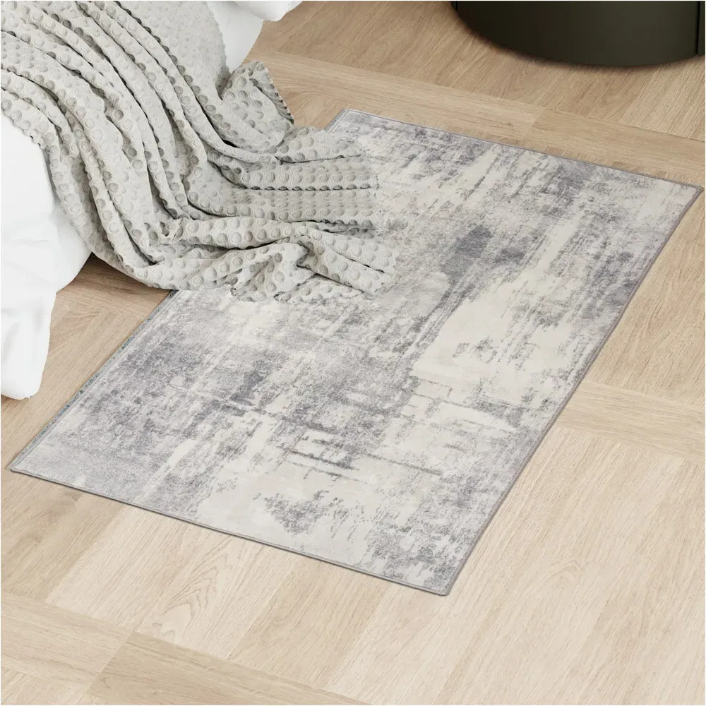 Nadira Non Slip Washable Rug - Cream
