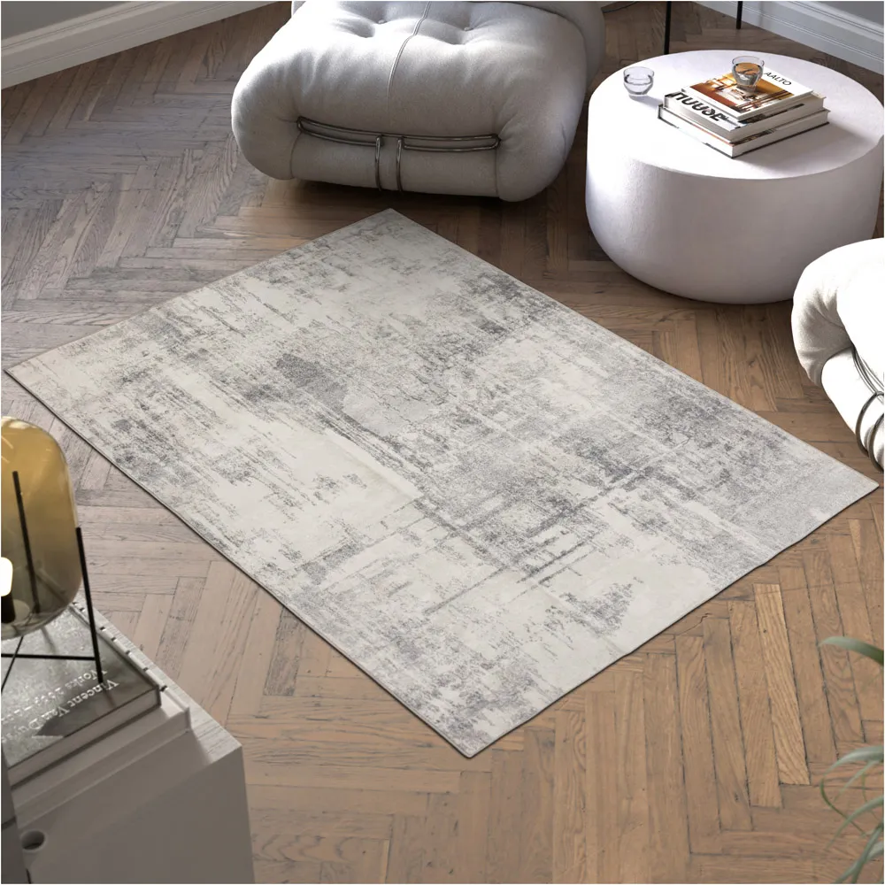 Nadira Non Slip Washable Rug - Cream