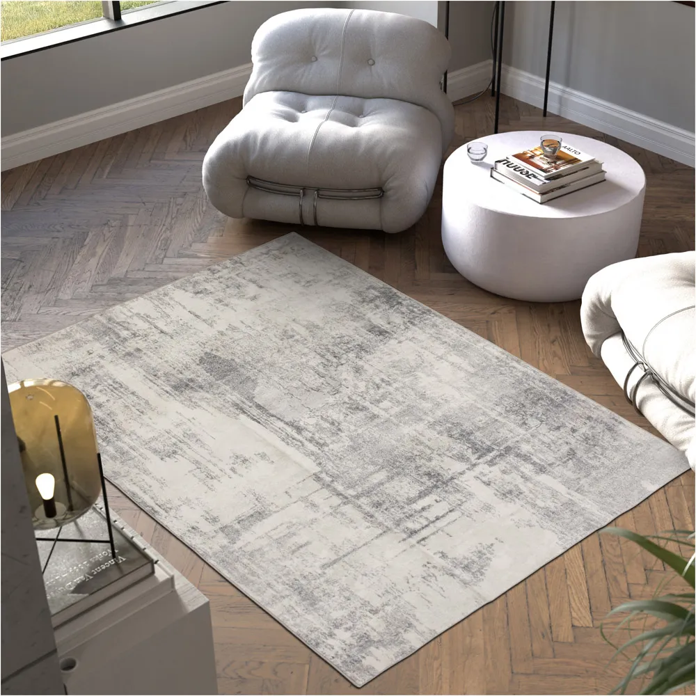 Nadira Non Slip Washable Rug - Cream