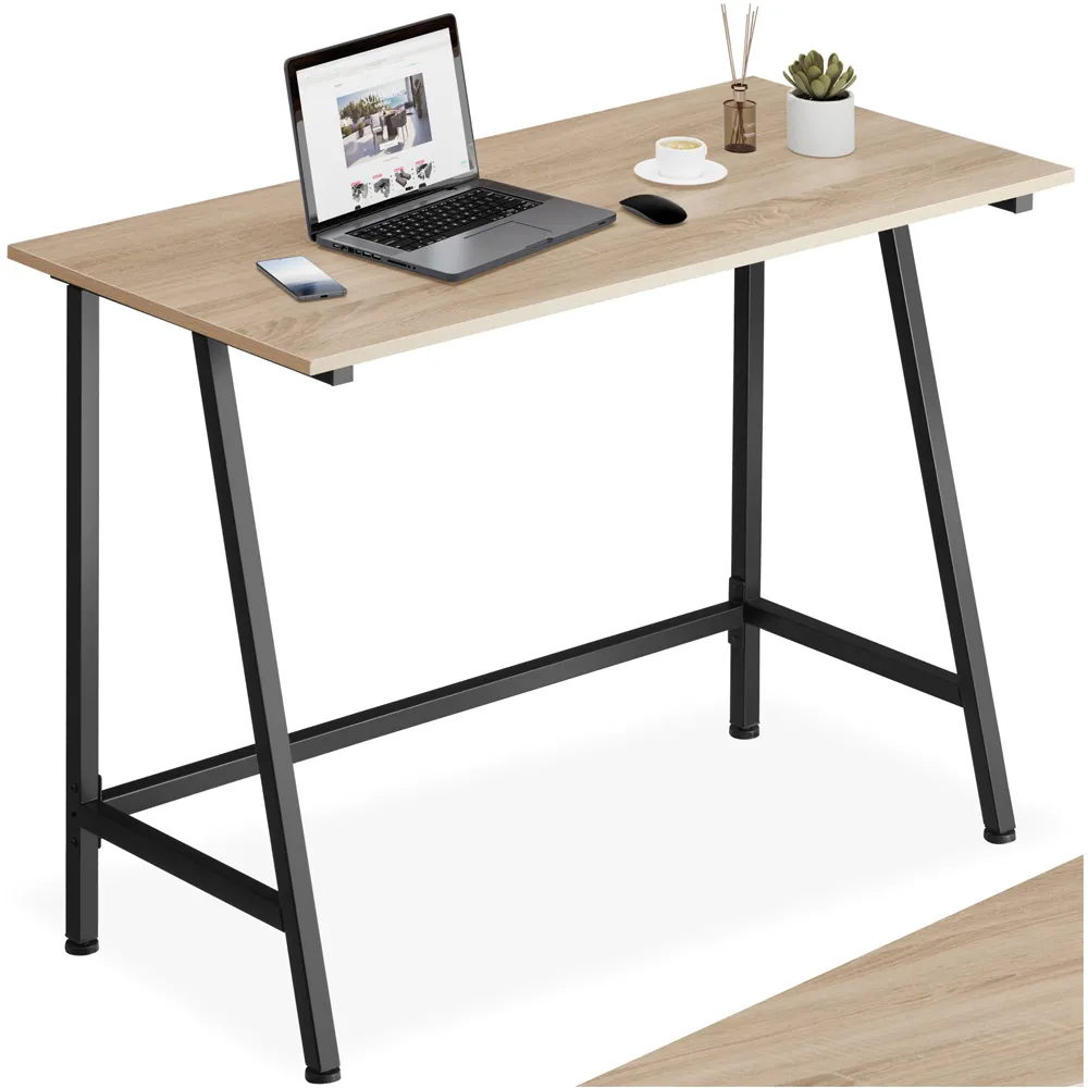 Newton Oak Sonoma Office Desk - Brown