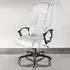 Office Chair with Padded Armrests - White