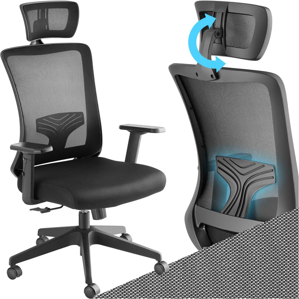 Phoebe Adjustable Office Chair - Black