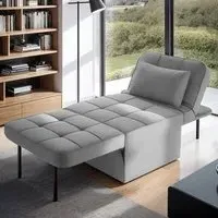 Ponto 4-in-1 Lounger Chair - Grey