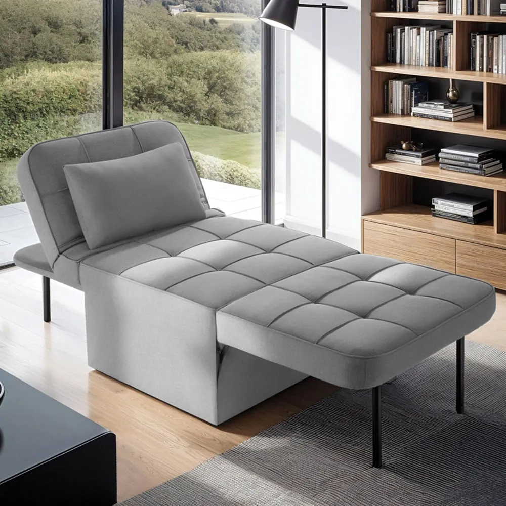 Ponto 4-in-1 Lounger Chair - Grey image