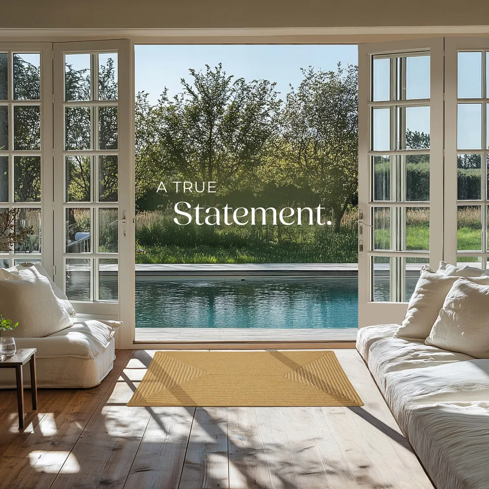 Raya Boho Jute Rug 90 x 60cm - Brown