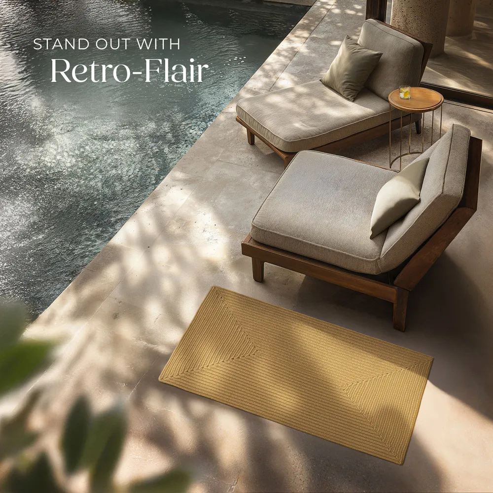 Raya Boho Jute Rug 90 x 60cm - Brown