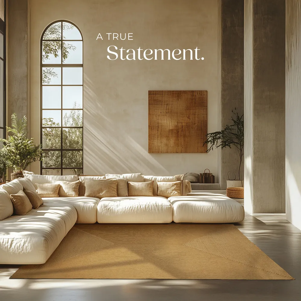 Raya Braided Rug - Brown, Jute Effect