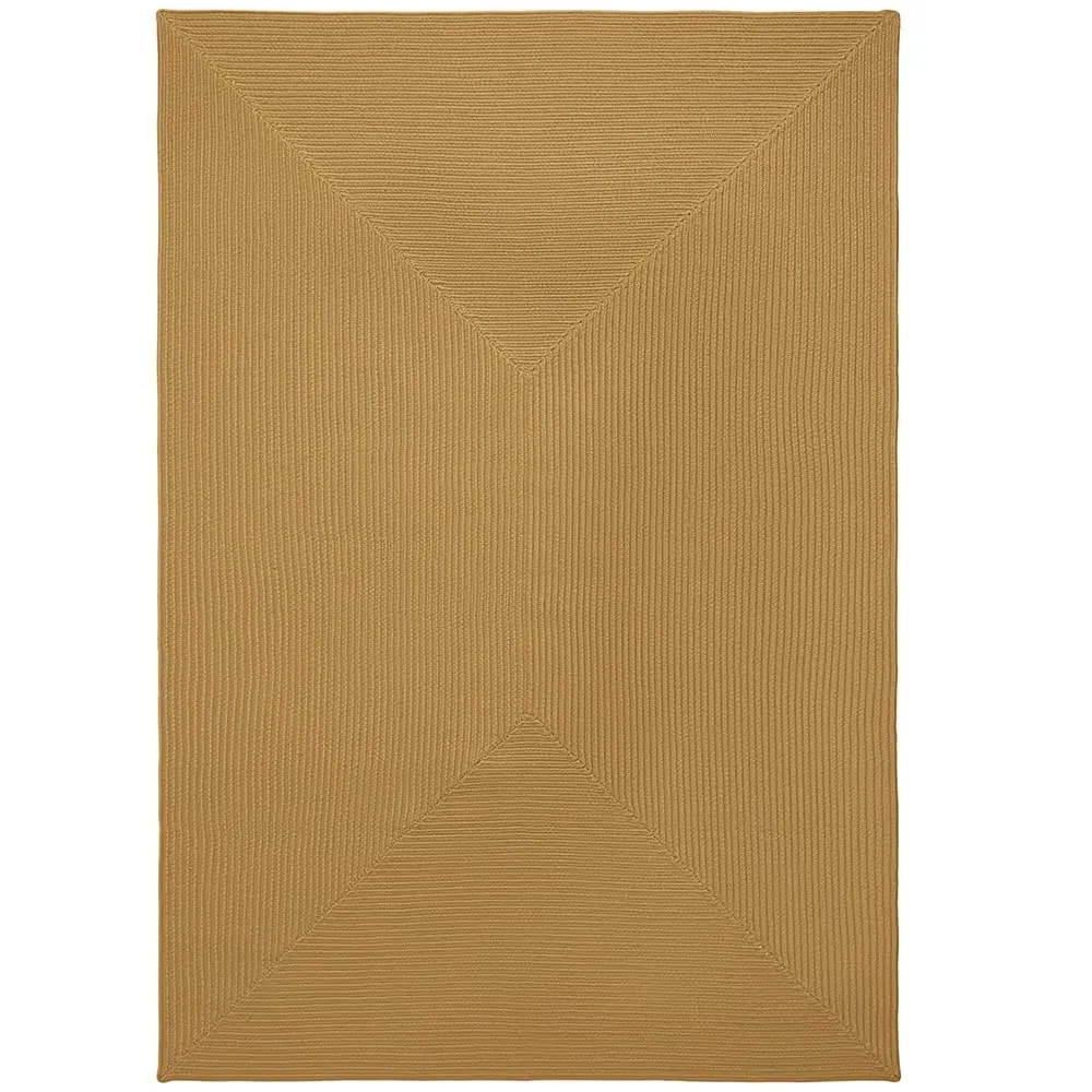 Raya Braided Rug - Brown, Jute Effect