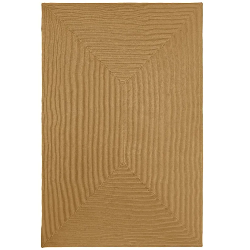 Raya Braided Rug - Brown, Jute Effect