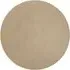 Round Easy Care Rug - Brown, Jute
