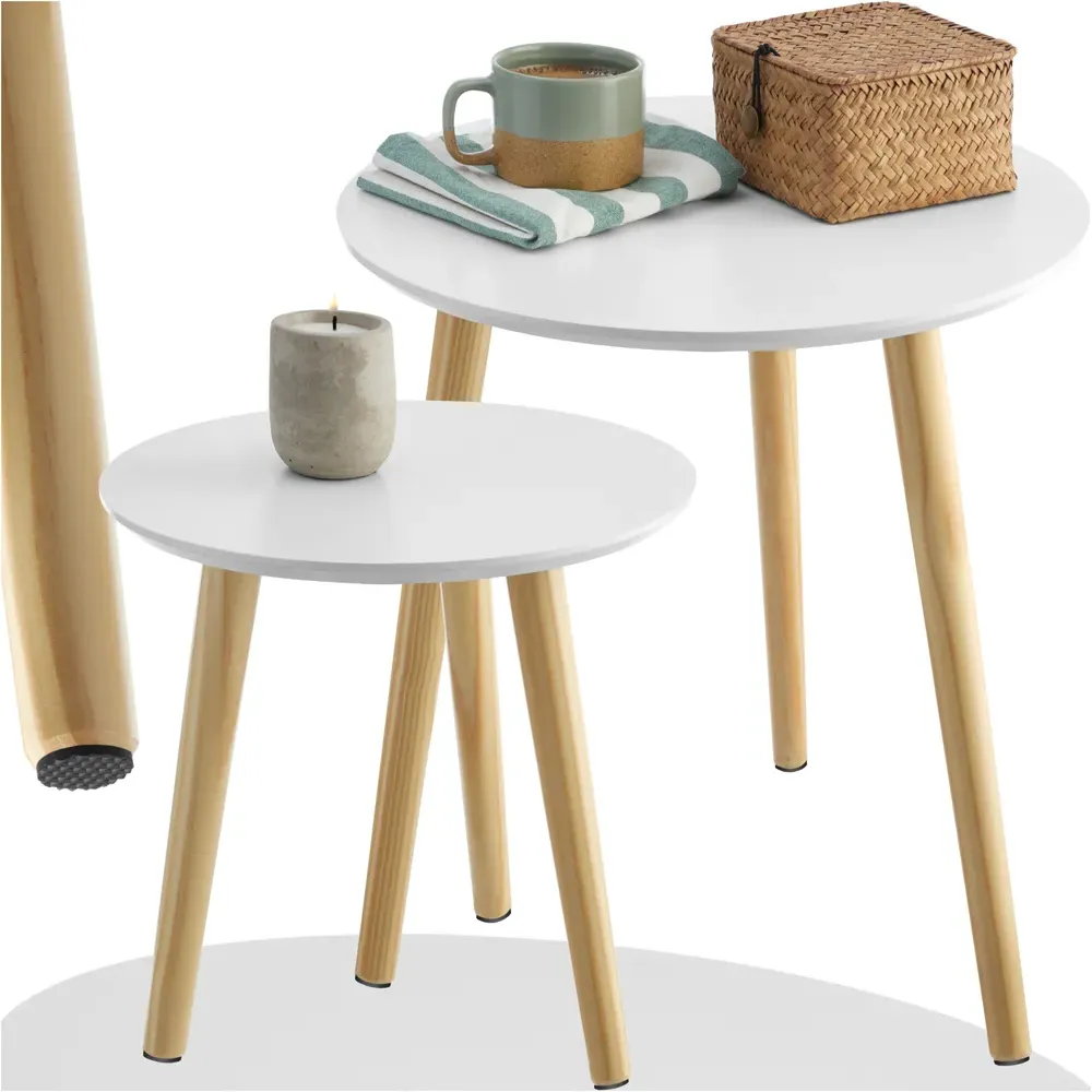 Skaland Set of 2 Side Tables - Brown