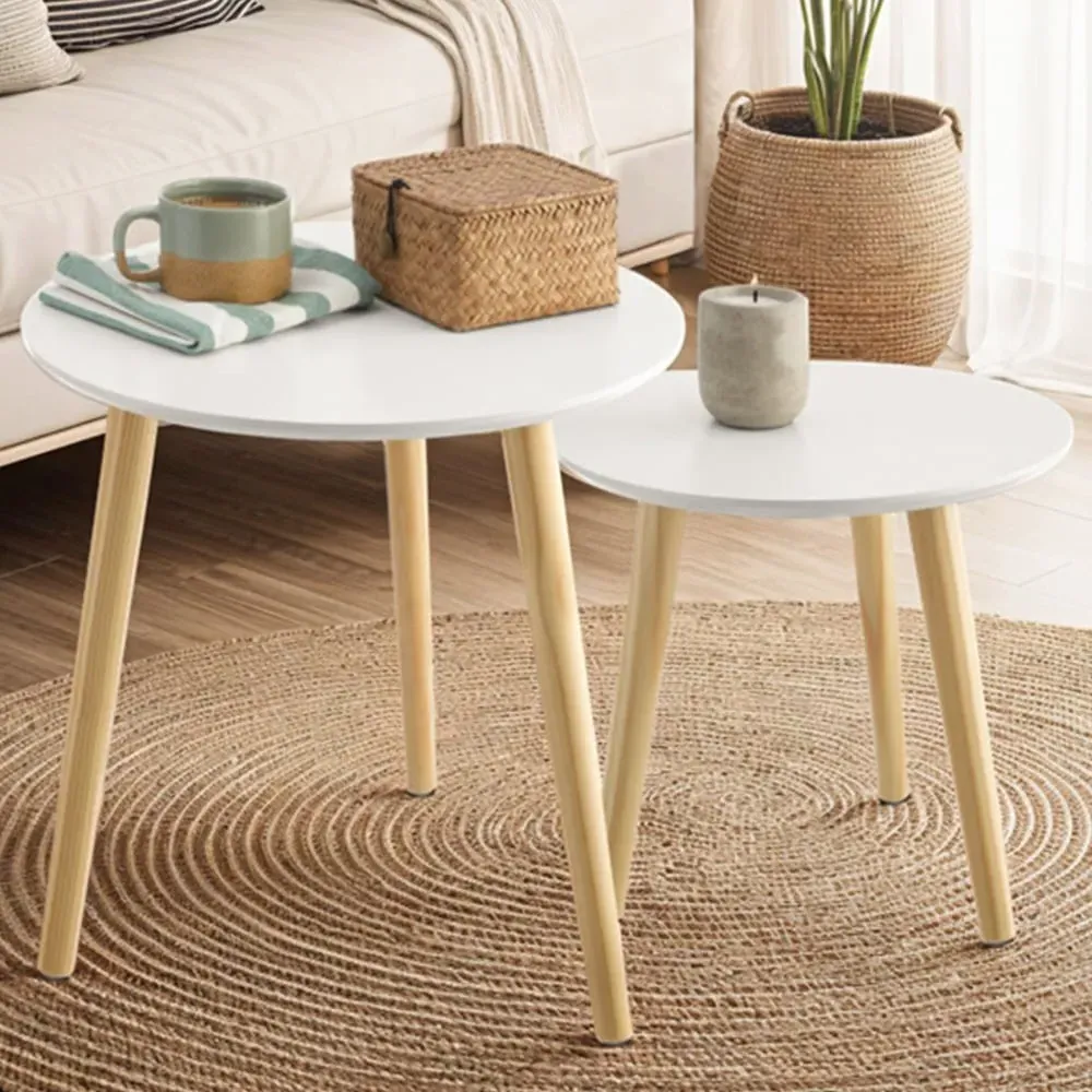 Skaland Set of 2 Side Tables - Brown image