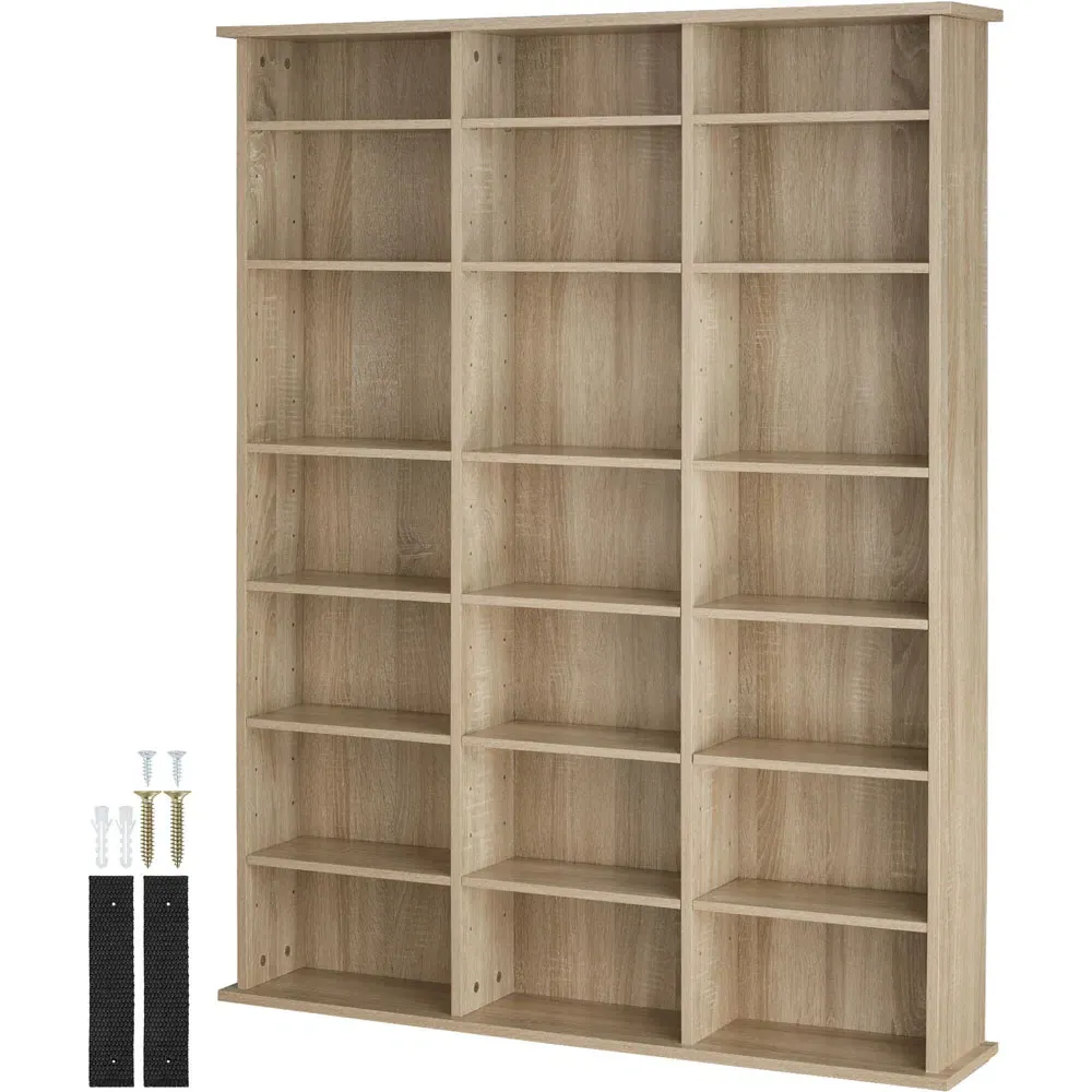 Stevie 21 Shelf Storage Unit - Oak Sonoma
