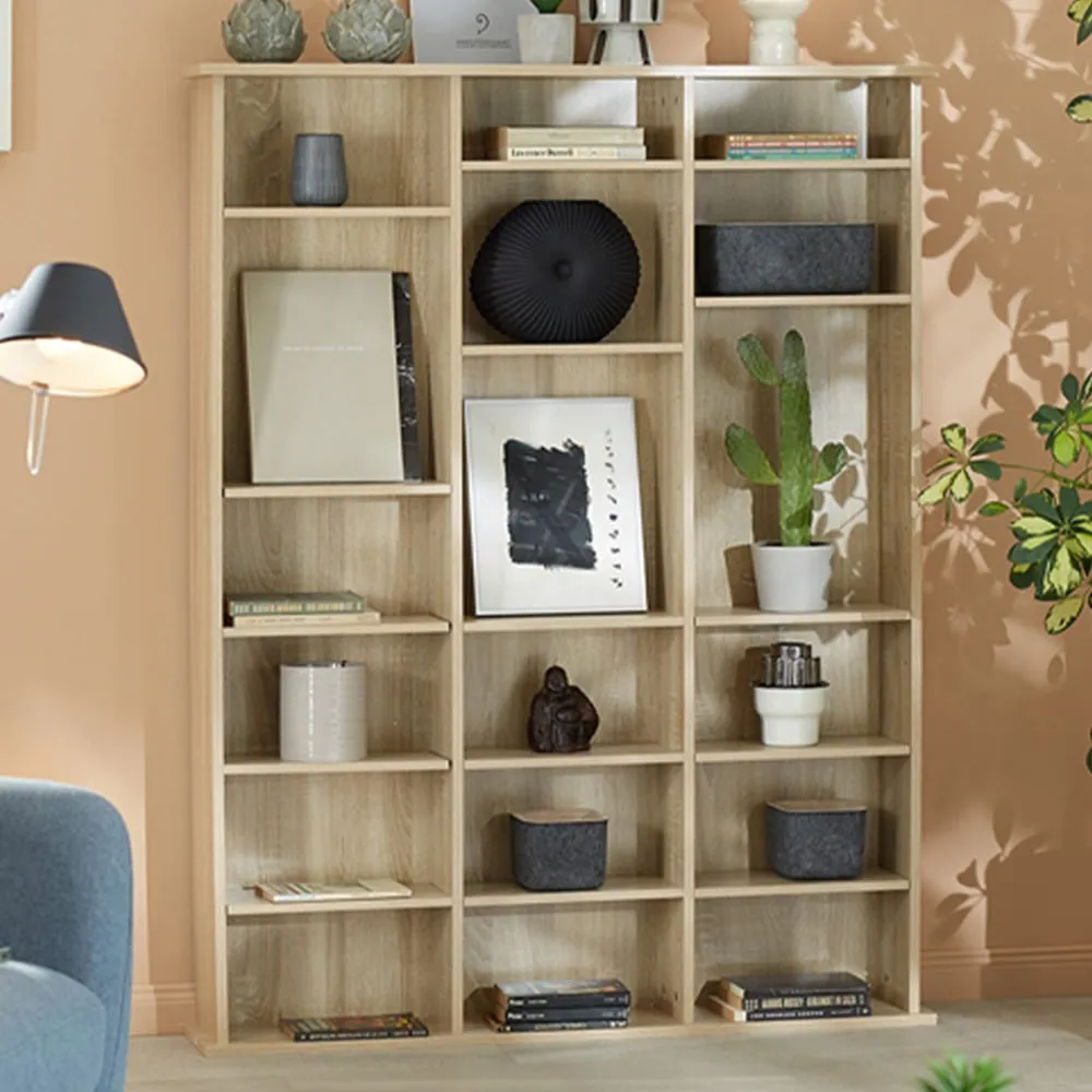 Stevie 21 Shelf Storage Unit - Oak Sonoma image