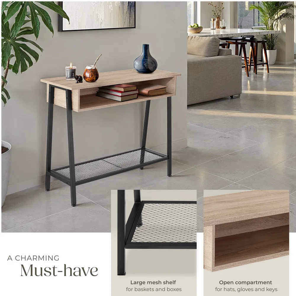 Tralee Oak Sonoma Sideboard with Storage - Brown