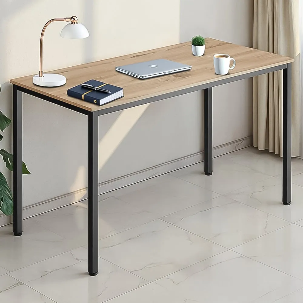 Vanport Office Desk with Plastic Feet - Oak Sonoma image