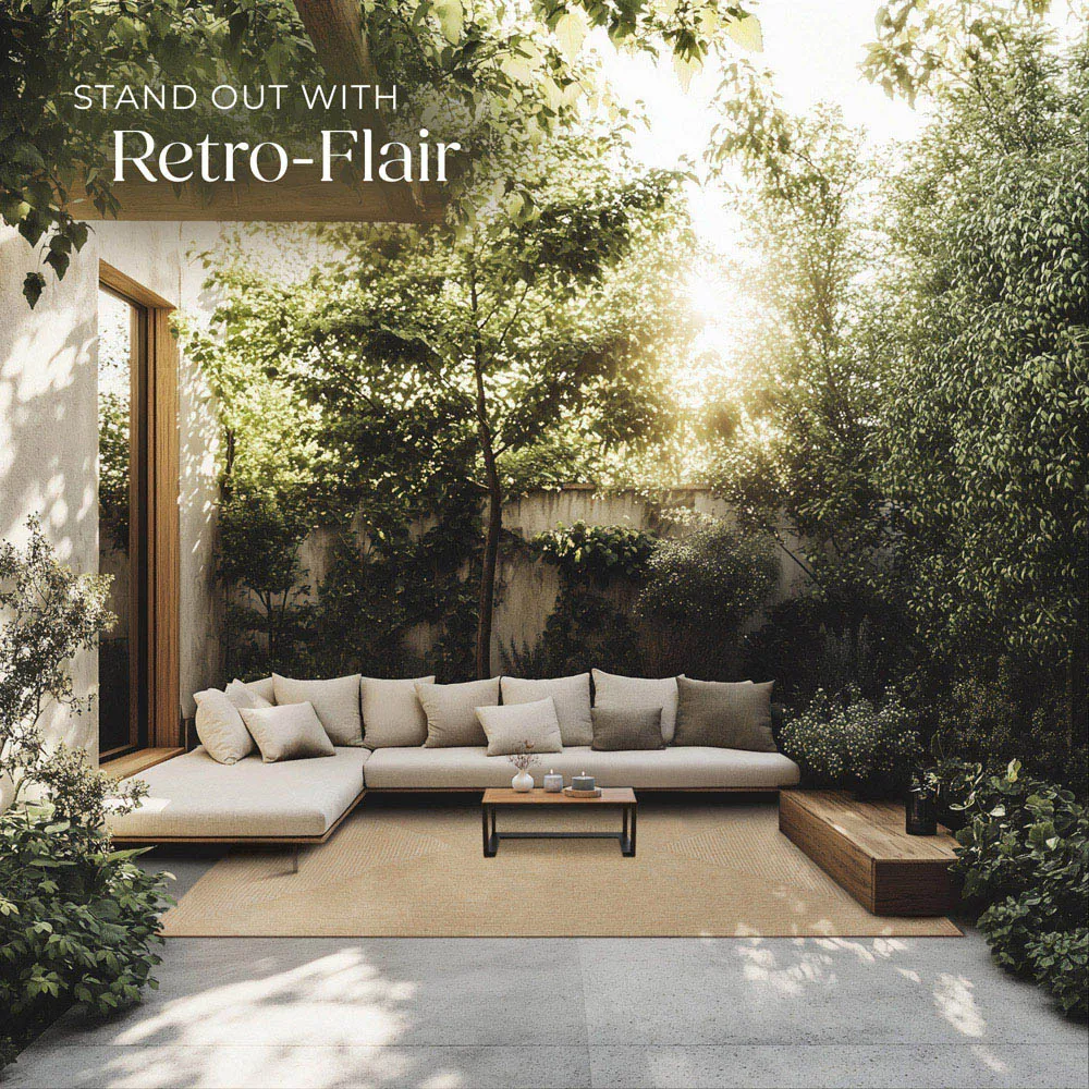 Woven Easy Care Rug - Brown, Jute