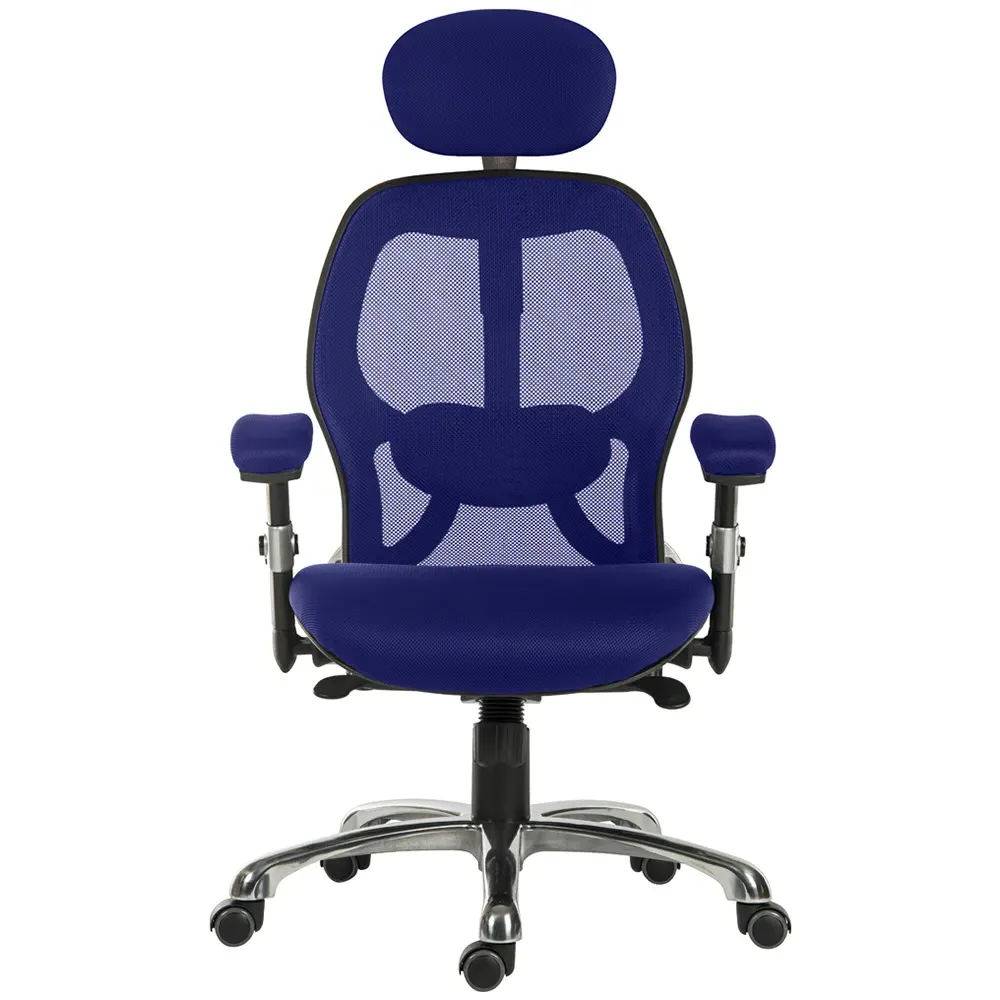 Cobham Mesh Desk Chair - Blue