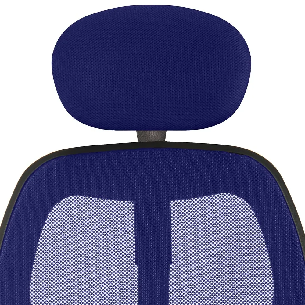 Cobham Mesh Desk Chair - Blue