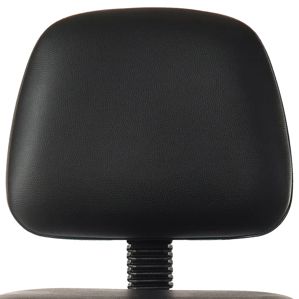 Ergo Blaster Desk Chair with Height Adjustment - Black, Faux Leather