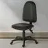 Ergo Twin High-Back Desk Chair with Gas Lift - Black