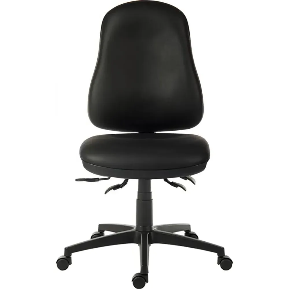 Ergonomic Office Chair with Gas Lift - Black, PU
