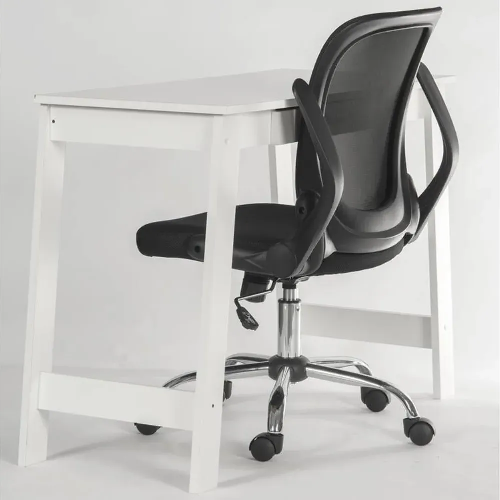 Office Flip Mesh Operator Chair - Black