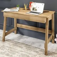 Ithaca Desk with Storage - Riviera Oak