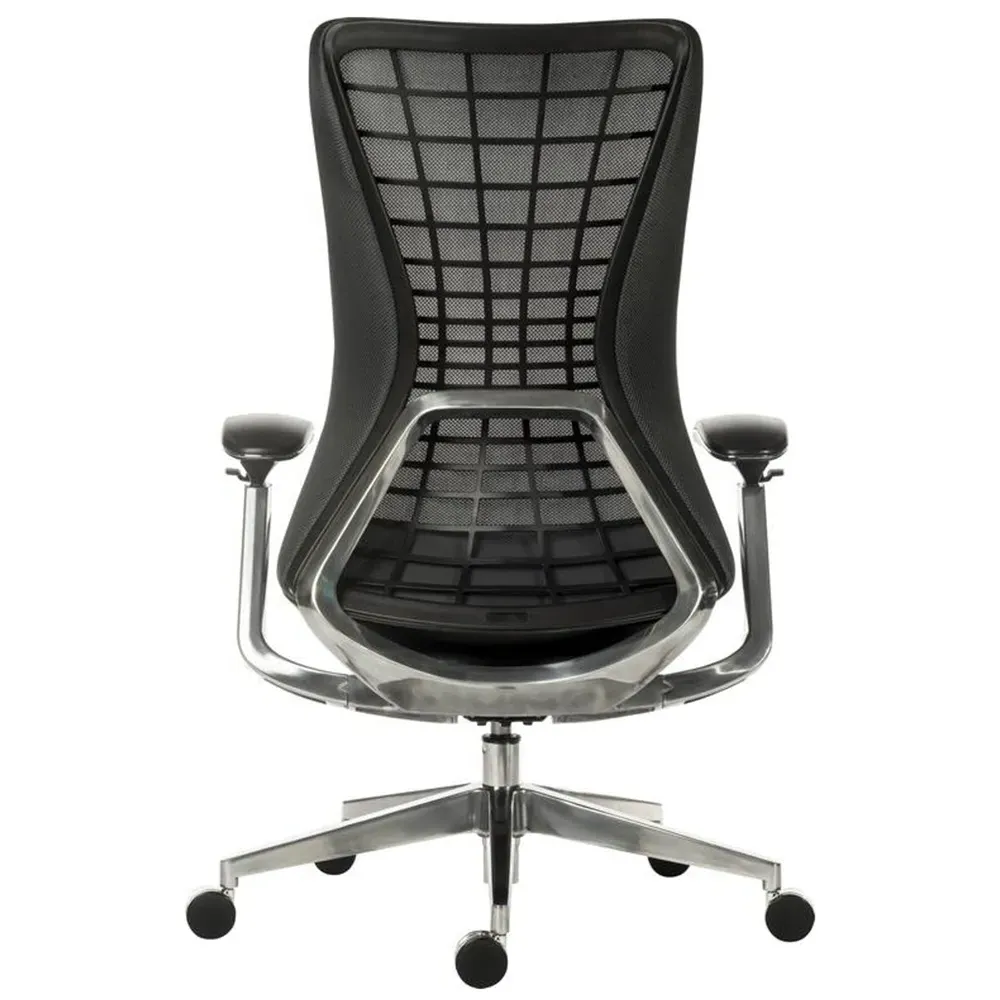 Office Quantum Mesh Chair with Height Adjustment - Black
