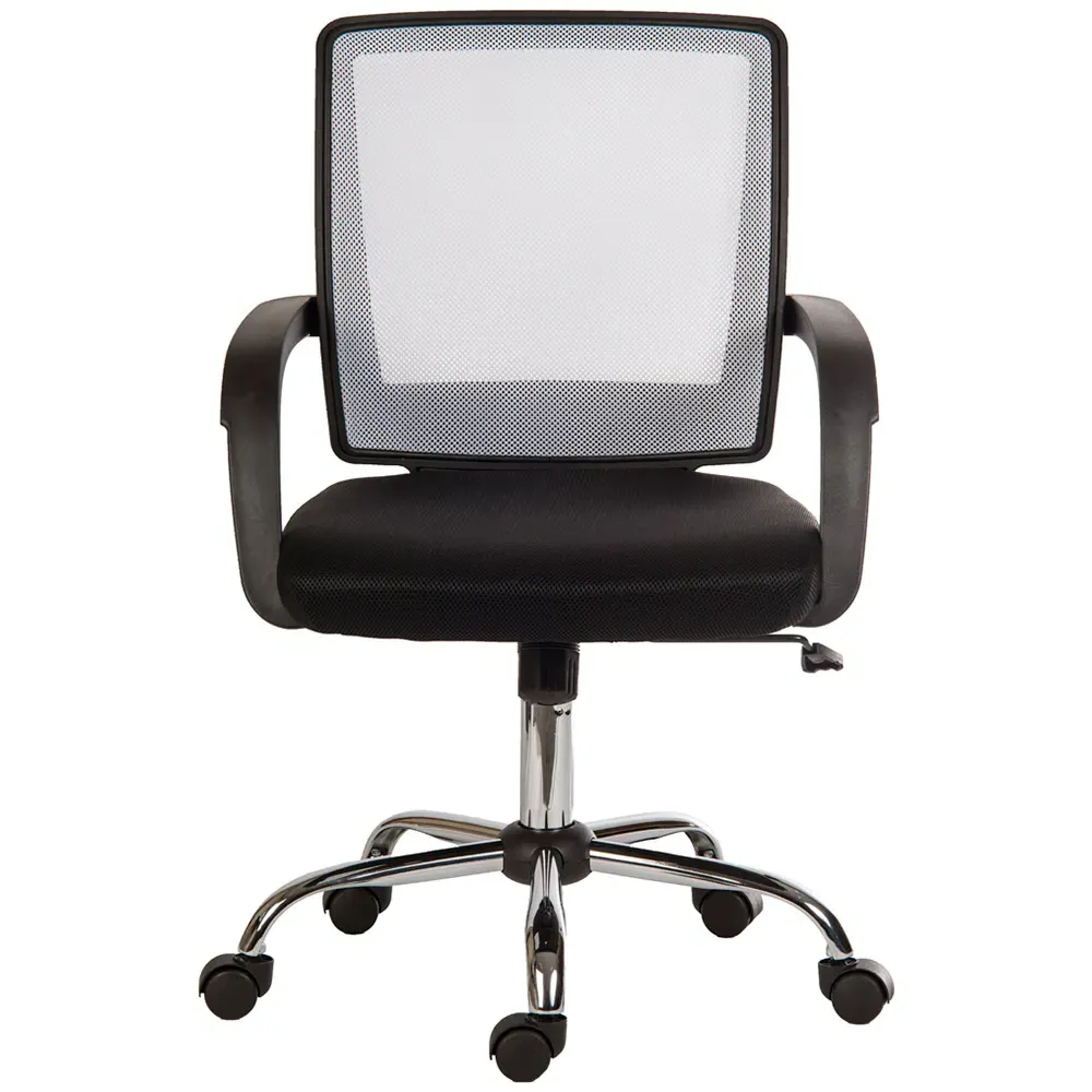 Star Office Chair with Gas Lift - White Mesh