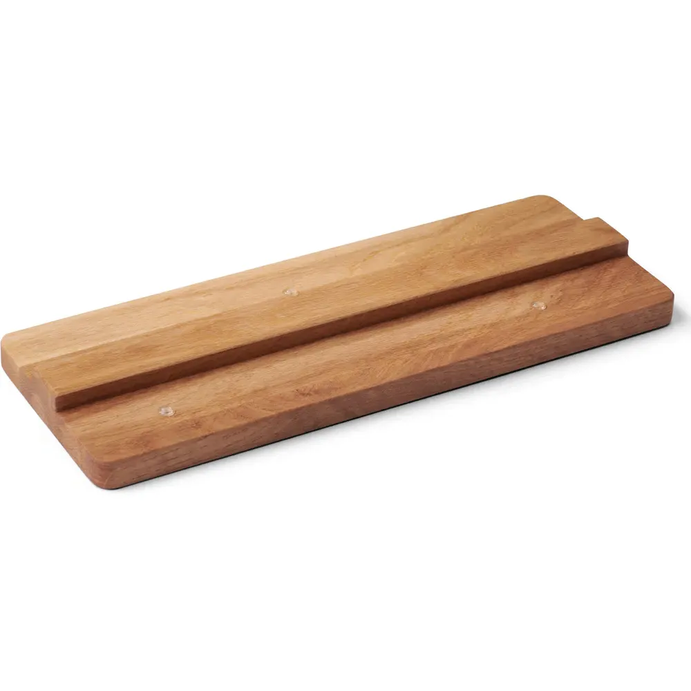 Bookie Towel Rail Shelf 400mm - Brown, Oak