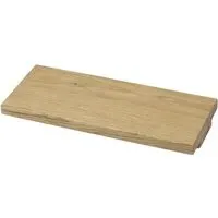 Stand Towel Rail Shelf 400mm - Brown, Oak