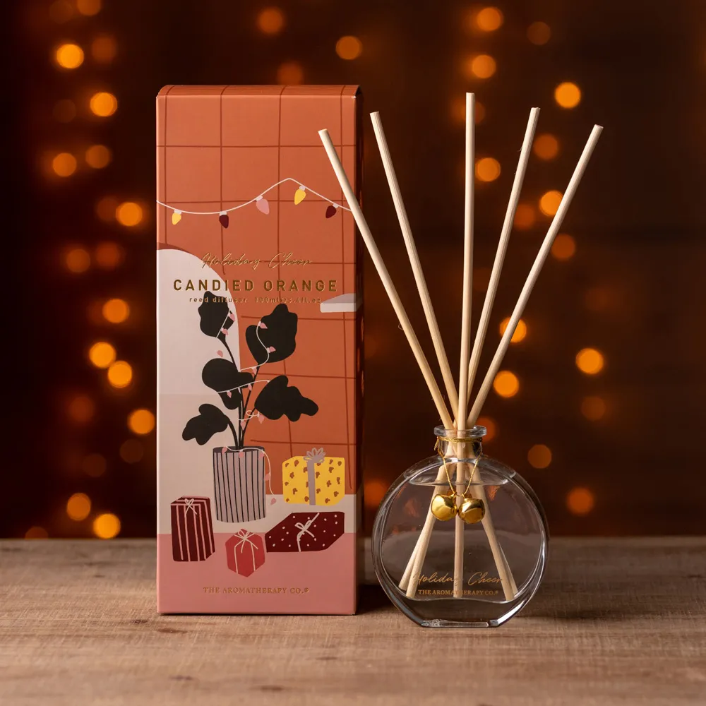 Holiday Cheer Candied Orange Diffuser 100ml - Clear