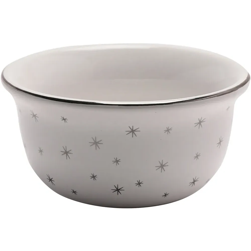 4 Piece Dipping Bowl Set - White, Ceramic