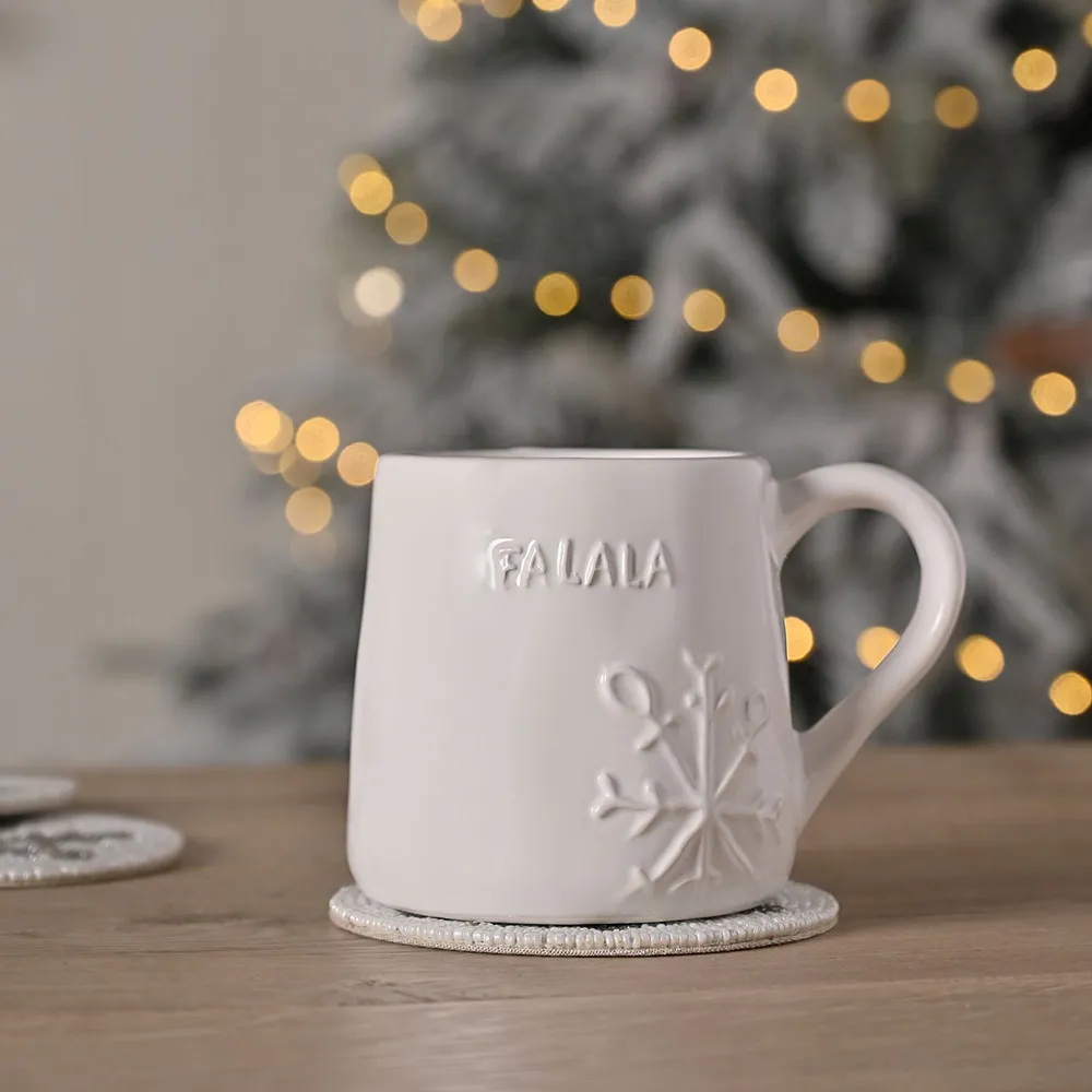 Falala Ceramic Mug - White