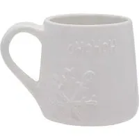 Hohoho Ceramic Mug - White