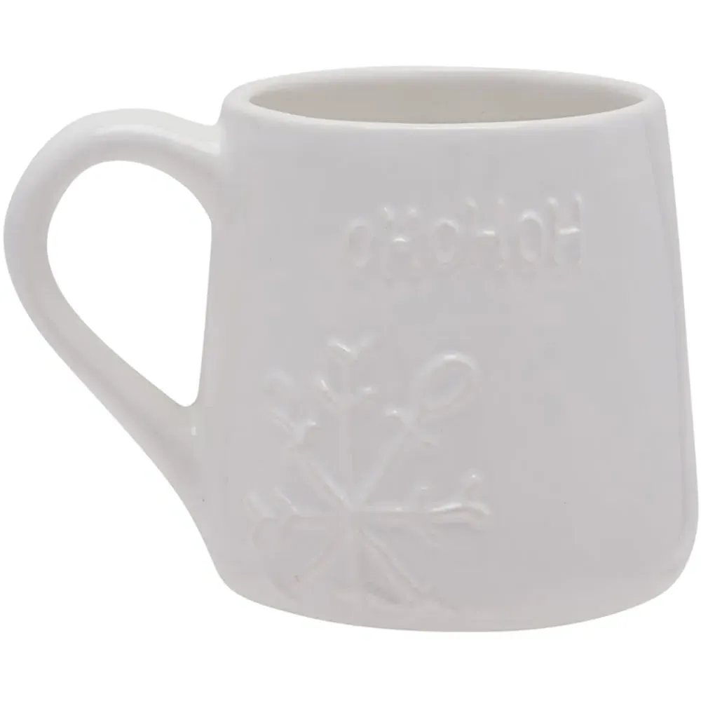 Hohoho Ceramic Mug - White