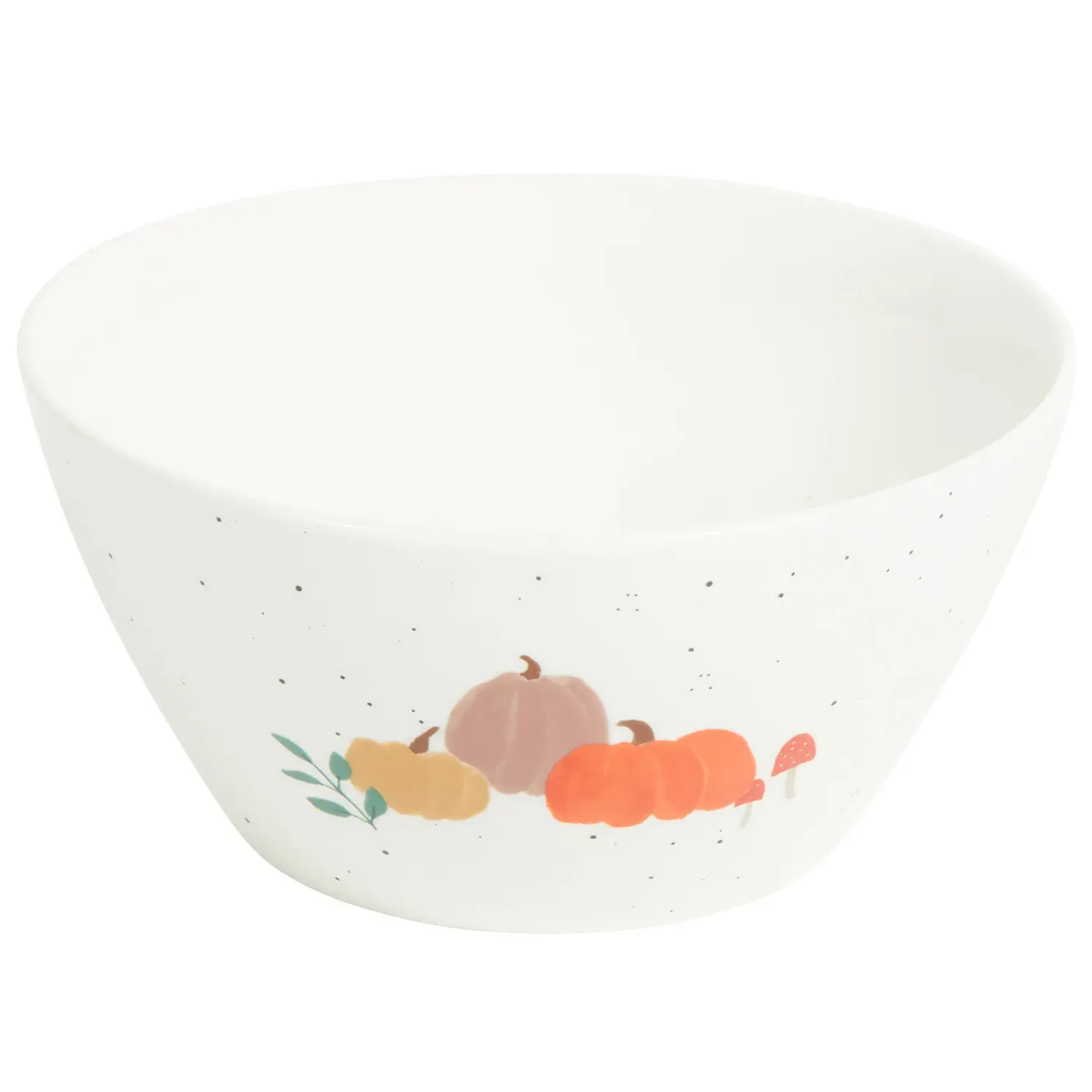 12 Piece Autumn Speckle Dinner Set - White